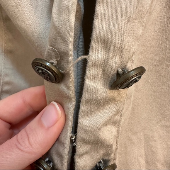 Roz & Ali Tan Button-Up Utility Jacket 2X - Picture 7 of 13
